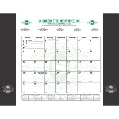 2 Side Panels 22 Inch X 17 Inch Calendar
