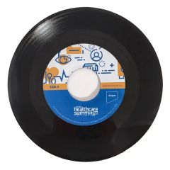 2-Sided Custom 45rpm Vinyl Record Invitations - Bulk
