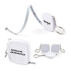 2m Retractable Rulers Measure Tape Keychains Gauging Tools