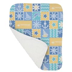 30 Inch X 40 Inch Knit Sherpa Blanket