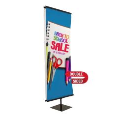 30 Inch Everyday Snap Rail Double-Sided Banner Display Kit