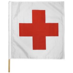 30 Inch X 30 Inch Ambulance On Track Motorcycle Racing Flag