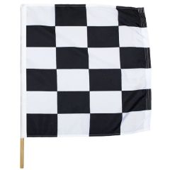 30 Inch X 30 Inch End Of Race Polyester Motorcycle Racing Flag