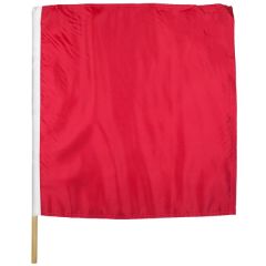 30 Inch X 30 Inch Stop Polyester Motorcycle Racing Flag