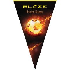 30 Inch X 48 Inch Vertical Triangle Shaped Felt Banner
