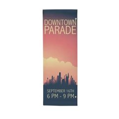 30 Inch X 84 Inch Vinyl Boulevard Banner Single-Sided