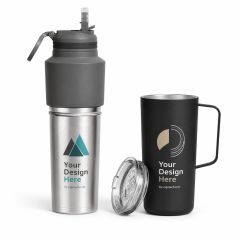 30 Oz Asobu Water Bottle & Travel Mug Twin Pack