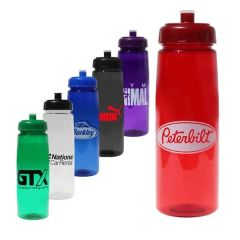 30 Oz Poly-Saver Pet Bottle With Push 'n Pull Cap