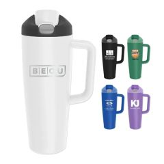 30 Oz Vacuum Water Mug With Plastic Handle