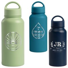 31 Oz Double Wall Recycled Stainless Steel Bottle- Laser