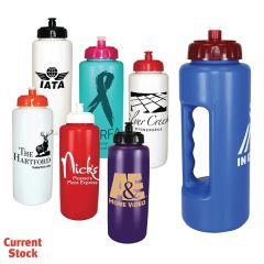 32 Oz Grip Bottle With Push 'n Pull Cap