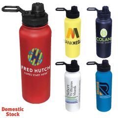 32 Oz Memphis Sports Bottle With Screw Cap, Full Color Digi