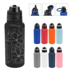 32 Oz Full Laser Pop Sip & Chug Recycled Stainless Steel