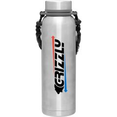 32 Oz H2go Pine Stainless Insulated Water Bottle With Handle