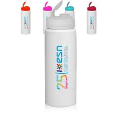 32 Oz HDPE Plastic Water Bottles With Sipper Lids