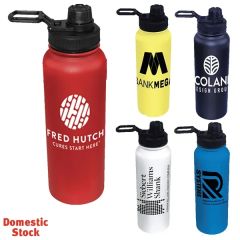 32 Oz Memphis Sports Bottle With Screw On Cap