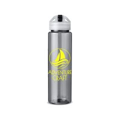 32 Oz Pet Sports Bottle With Flip Up Straw