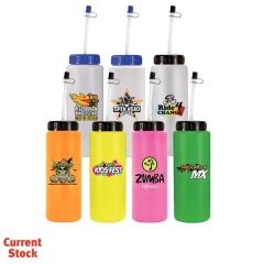 32 Oz Sports Bottle With Flexible Straw, Full Color Digital