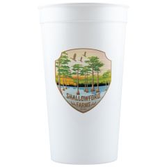 32 Oz Stadium Cup - White - Digital