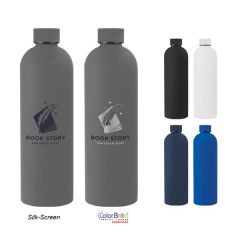 33 Oz. Viviane Stainless Steel Bottle With Bamboo Lid