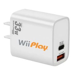 33W Wall Adapater With USB Pd, Qc and Type-C Outputs
