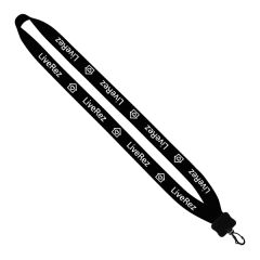 3/4 Inch Cotton Lanyard With Plastic Clamshell & Swivel Snap Hoo