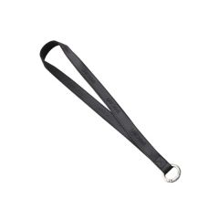 3/4 Inch Import Faux Leather Lanyard With Clip Ring
