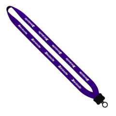 3/4 Inch Neoprene Lanyard With Plastic Clamshell & O-Ring
