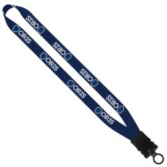 3/4 Inch rPET Dye Sublimated Waffle Weave Lanyard W/Snap-Buckle