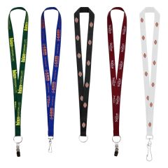 3/4 Inch Screen Printed Lanyard