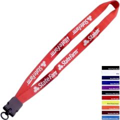 3/4 Inch Smooth Nylon Lanyard With Snap-Buckle Release & O-Ring