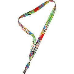 3/4 Inch Sublimated Recycled Lanyard