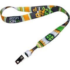 3/4 Inch Wide Heavy Weight Satin Lanyard