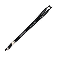 3/5 Inch W- 36 Inch L-Custom Smooth Nylon Lanyard