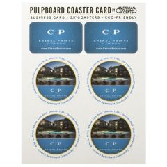 35 Pt Coaster Card Pulpboard Full Size