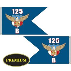 36 Inch X 60 Inch Double Sided Knitted Polyester Guidon Boat Flag