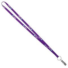 3/8 Inch Recycled Screen Printed Lanyard