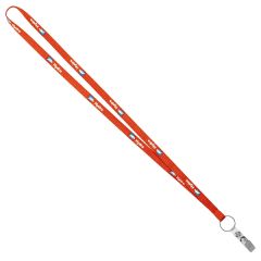 3/8 Inch Screen Printed Lanyard