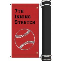 38 Inch X 18 Inch Custom Sunbrellaavenue Banner-3 Color Imprint