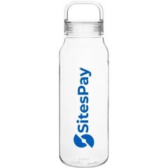 38 Oz H2go Glint Single Wall Plastic Bottle With Handle