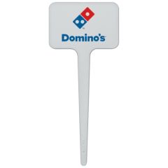 3.5 Inch Rectangle Plastic Food Pik - Colored