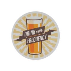 3.5 Inch Round 80pt Heavyweight Full Color Pulp Board Coaster