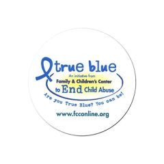 3.5 Inch Round Vinyl Refrigerator Magnet - 30mil