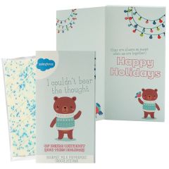 3.5 Oz Belgian Chocolate Greeting Card Box - Winter Wonderla