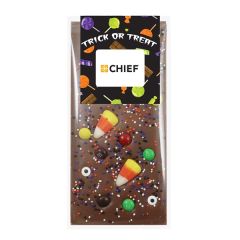 3.5 Oz Belgian Chocolate Halloween Bar
