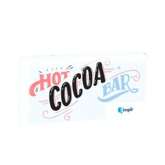 3.5 Oz Hot Cocoa Bomb Chocolate Bar In Envelope Wrapper