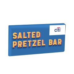 3.5 Oz Salted Pretzel Chocolate Bar In Envelope Wrapper