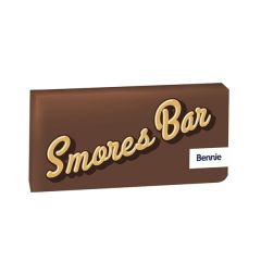 3.5 Oz S'mores Chocolate Bar In Envelope Wrapper