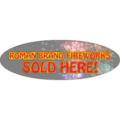 3.75 Inch X 1.25 Inch Kwik-Ship Digital Oval Decal