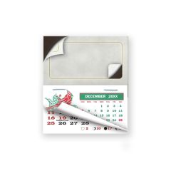 3 1/2 Inch X 4 Inch Peel & Stick Blank Calendar Pad Magnet